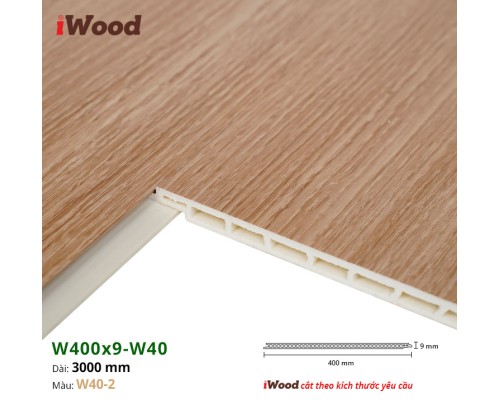 Tấm ốp Nano iWood W40-2