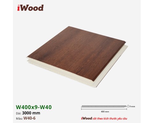 Tấm ốp Nano iWood W40-6