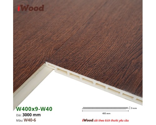 Tấm ốp Nano iWood W40-6