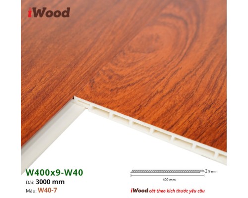 Tấm ốp Nano iWood W40-7