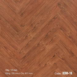 Sàn gỗ xương cá 3K Vina 12mm XC68-16