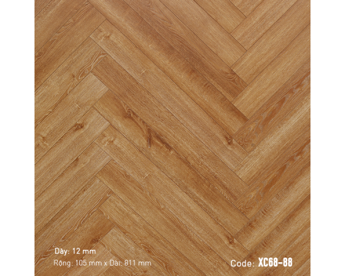 Sàn gỗ xương cá 3K Vina 12mm XC68-88