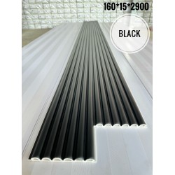 Tấm ốp lam sóng bán nguyệt lồi HS-Black